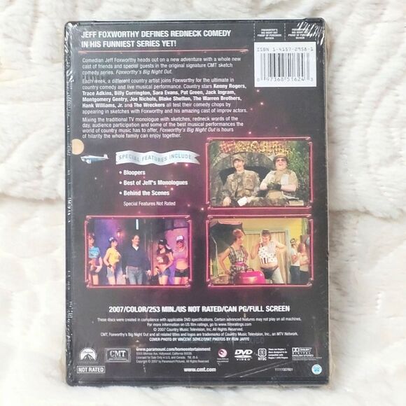 Jeff Foxworthy's Big Night Out Complete 2 Disc CMT TV Series DVD New Sealed - Picture 2 of 6